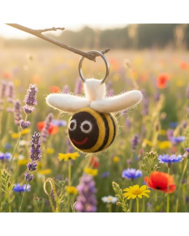 Biene - Filz Schlüsselanhänger Felt so good geschenkidee schweiz kaufen