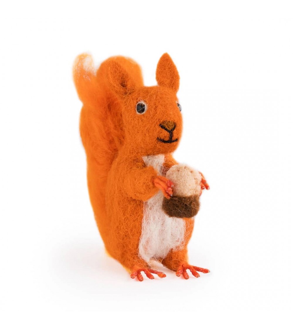 Cyril Squirrel - Decorative object Sew Heart Felt original kitatori switzerland