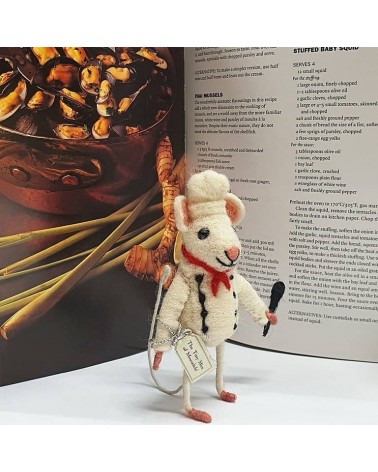 Küchenchef Maus - Deko Objekt aus Filz Sew Heart Felt schöne deko schweiz kaufen