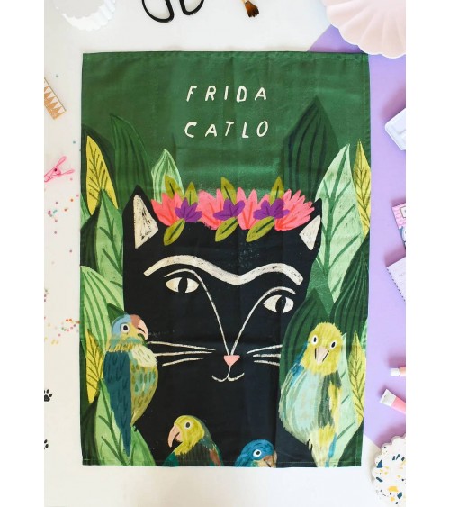 Frida Catlo - Strofinacci da cucina Niaski asciugamano da cucina asciugamani doccia tessili