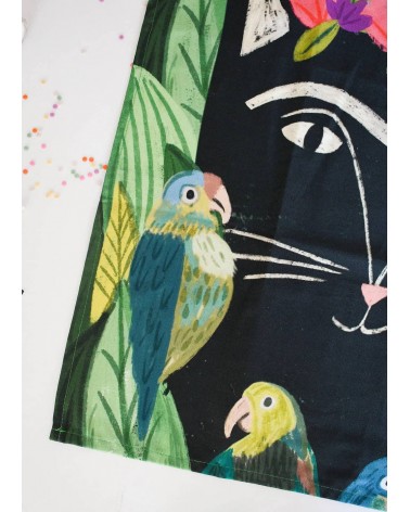 Frida Catlo - Torchon, linge de cuisine original Niaski torchon vaisselle qualité serviette haut de gamme beaux essuie main o...