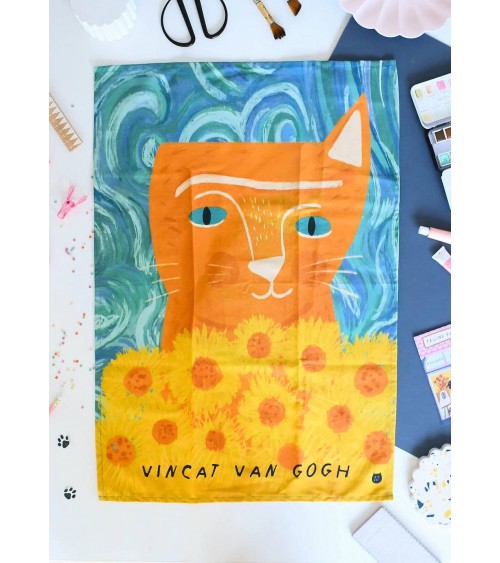 Vincat Van Gogh - Geschirrtuch, Küchentuch Niaski geschirr küchen tücher kaufen schöne modern küchenhandtücher