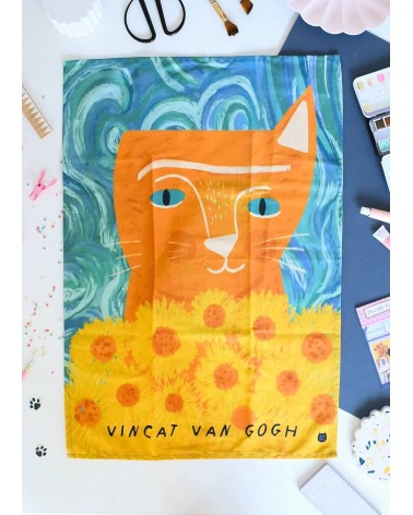 Vincat Van Gogh - Torchon, linge de cuisine original Niaski torchon vaisselle qualité serviette haut de gamme beaux essuie ma...