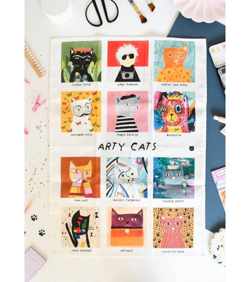 Meowsical Cats - Strofinacci da cucina Niaski asciugamano da cucina asciugamani doccia tessili