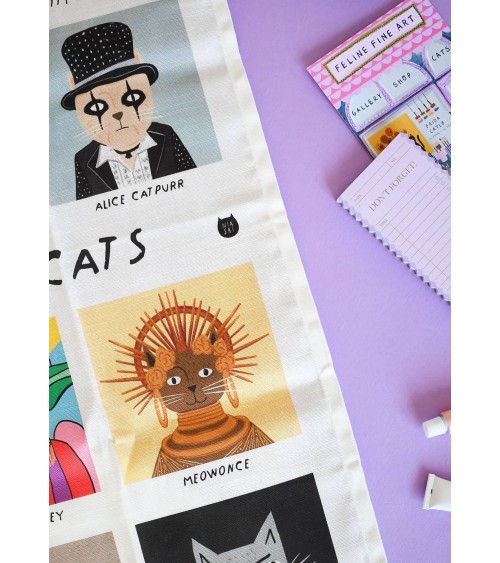 Meowsical Cats - Strofinacci da cucina Niaski asciugamano da cucina asciugamani doccia tessili