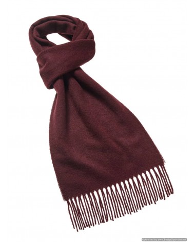 PLAIN Burgundy - Merino wool scarf Bronte by Moon scarves for women mens scarf Kitatori Switzerland