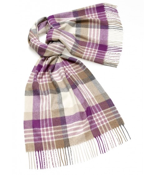 NEWSAM Lilac XXL - Oversized Merino Wool Scarf Bronte by Moon scarves for women mens scarf Kitatori Switzerland
