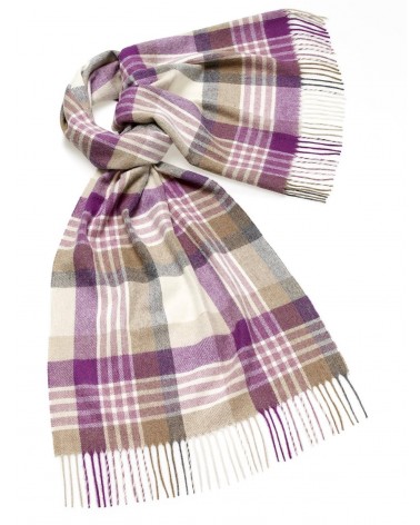 NEWSAM Lilac XXL - Oversized Merino Wool Scarf Bronte by Moon scarves for women mens scarf Kitatori Switzerland
