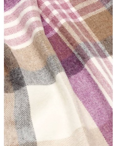 NEWSAM Lilac XXL - grosser Schal, Merino Wollschal Bronte by Moon Damen Winter Winterschal Herrenschal woll schal mit fransen...