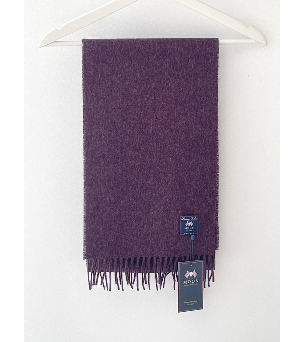 PLAIN Burgundy - Merino wool scarf Bronte by Moon scarves for women mens scarf Kitatori Switzerland
