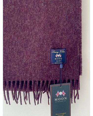 PLAIN Burgundy - Merino Wollschal, burgunderroter Schal Bronte by Moon Damen Winter Winterschal Herrenschal woll schal mit fr...