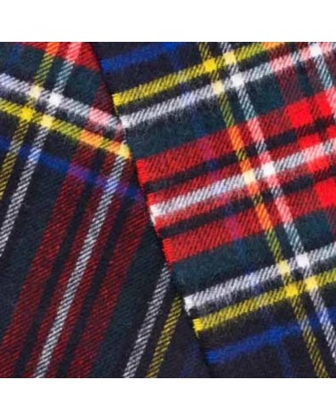 Tartan BLACK STEWART - englisch Schal, Merino Wollschal Bronte by Moon Damen Winter Winterschal Herrenschal woll schal mit fr...