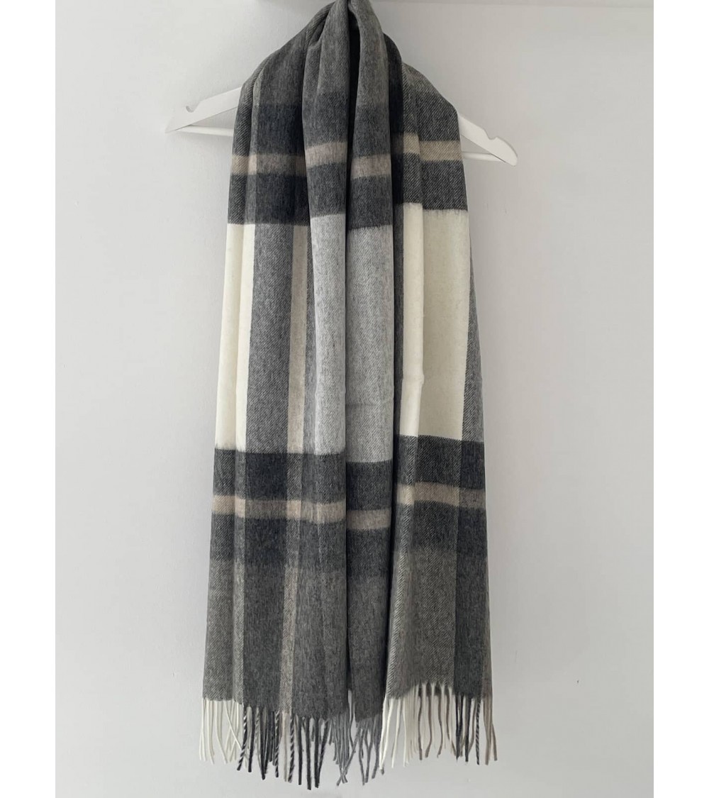 Madison Natural XXL - Oversized Merino Wool Scarf Bronte by Moon scarves for women mens scarf Kitatori Switzerland