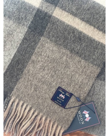 Madison Natural XXL - grosser Schal, Merino Wollschal Bronte by Moon Damen Winter Winterschal Herrenschal woll schal mit fran...