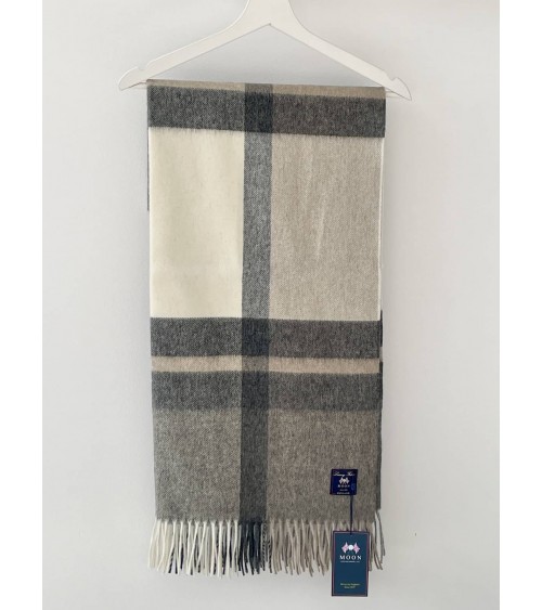 Madison Natural XXL - grosser Schal, Merino Wollschal Bronte by Moon Damen Winter Winterschal Herrenschal woll schal mit fran...