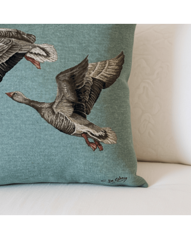 Wildgänse - Kissenbezug, Zierkissen Yapatkwa zierkissen sofa deko kissen kaufen dekokissen sofakissen