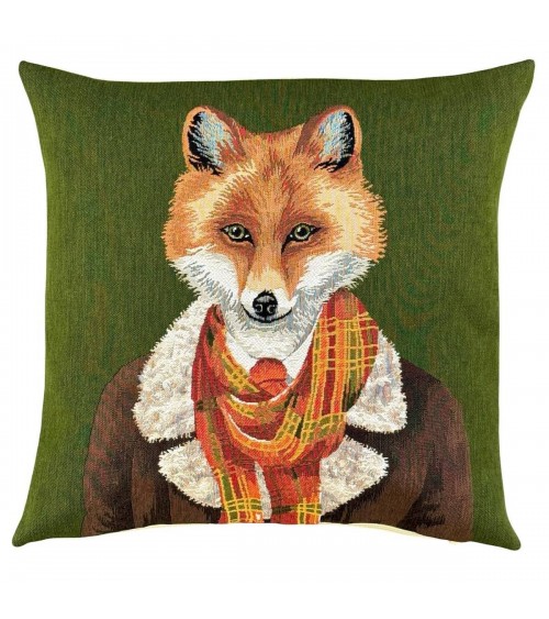 Fox, Anthropomorphic Portrait - Sofa cushion cover Yapatkwa decorative accent throw pillows cases sofa original