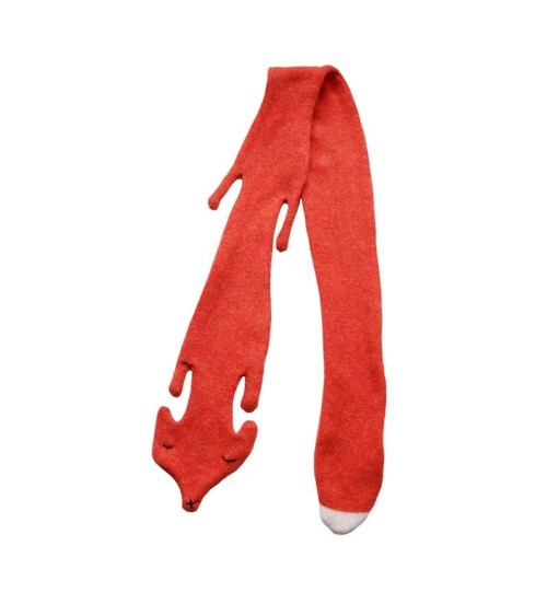 Echarpe Renard - Écharpe originale en laine Donna Wilson luxe pour femme homme Suisse Kitatori