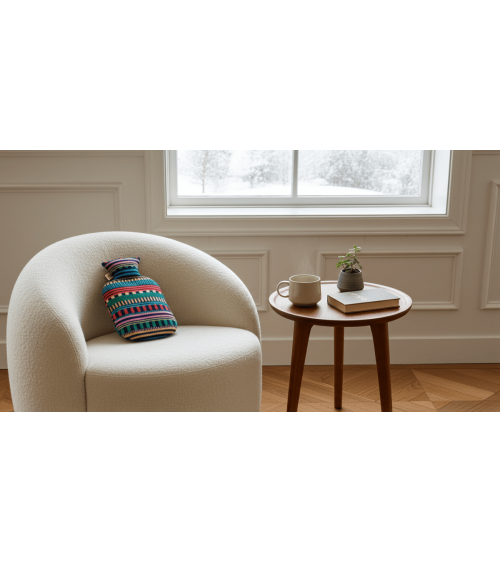 Grande Bouillotte eau chaude - Design Rayures Multiples Donna Wilson longue originale haut de gamme luxe