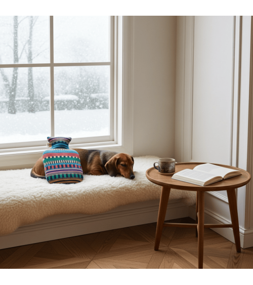 Grande Bouillotte eau chaude - Design Rayures Multiples Donna Wilson longue originale haut de gamme luxe