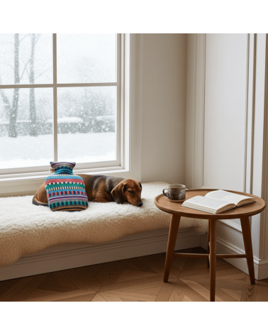 Grande Bouillotte eau chaude - Design Rayures Multiples Donna Wilson longue originale haut de gamme luxe