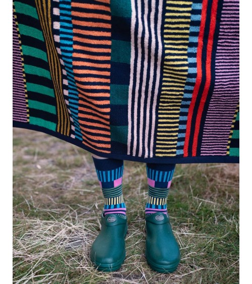 Mehrere Streifen - Coole Bio Baumwolle Socken für Damen Donna Wilson socke kuschelsocken für damen lustig herren farbige cool...