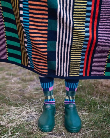 Mehrere Streifen - Coole Bio Baumwolle Socken für Damen Donna Wilson socke kuschelsocken für damen lustig herren farbige cool...