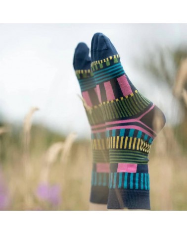 Mehrere Streifen - Coole Bio Baumwolle Socken für Damen Donna Wilson socke kuschelsocken für damen lustig herren farbige cool...