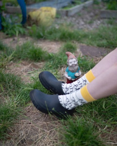 Blah Blah - Lustige Socken für Damen aus Bio Baumwolle Donna Wilson socke kuschelsocken für damen lustig herren farbige coole...