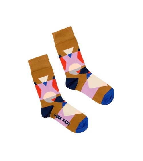 Kaleido - Lustige Socken für Damen aus Bio Baumwolle Donna Wilson socke kuschelsocken für damen lustig herren farbige coole s...