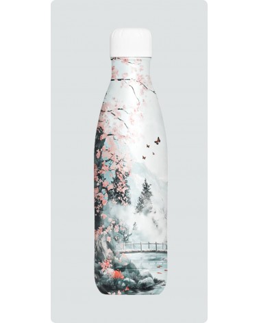 Sakura Dreams - Gourde, bouteille Isotherme 500ml IZY Bottles gourde sport metal d eau aluminium thé design