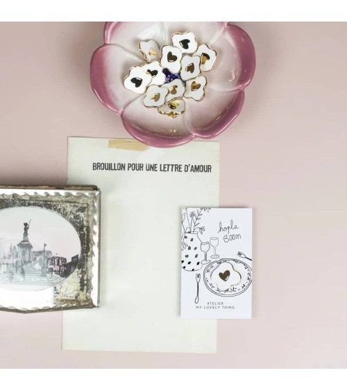 Hopla Boom - Herz Anstecknadel, Pin Anstecker My Lovely Thing Anstecknadel Ansteckpins pins anstecknadeln kaufen