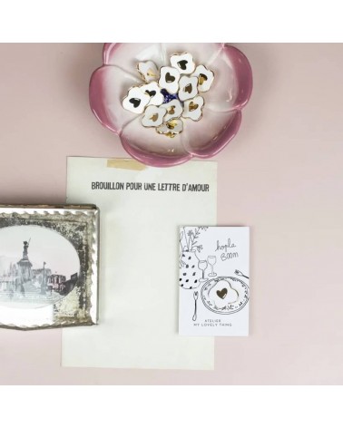 Hopla Boom - Spilla Smaltata Cuore My Lovely Thing spiritose spille colorate particolari eleganti donna da giacca uomo