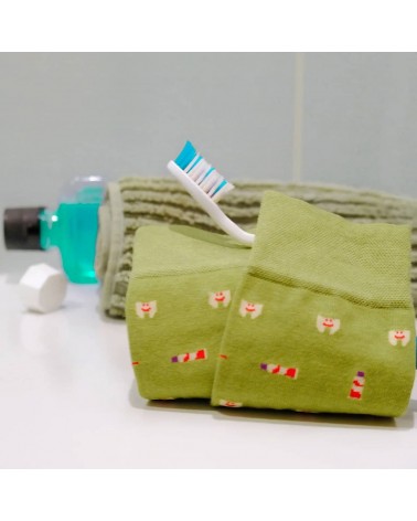 Dentist - Cool organic cotton socks The Captain Socks funny crazy cute cool best pop socks for women men