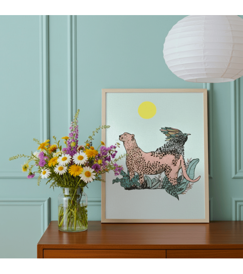 Panther - A4 Poster, Print, wall art Olala by Pupa office poster art prints poster shop stores wallart art poster designer