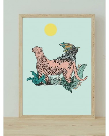 Panther - A4 Poster, Print, wall art Olala by Pupa office poster art prints poster shop stores wallart art poster designer