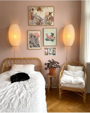 Giraffe - Poster, Kunstdrucke, Wanddeko Olala by Pupa online bestellen shop store kunstdrucke kaufen wandposter artposter kun...