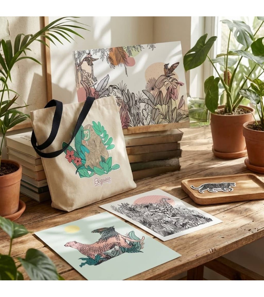 Coffret cadeau Savannah Utopia - Pupa Olala by Pupa mural affiche posters muraux design deco salon cuisine chambre enfant