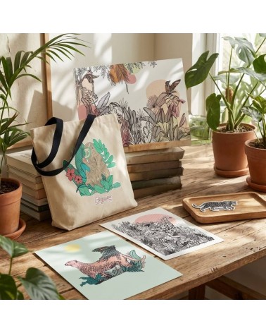 Coffret cadeau Savannah Utopia - Pupa Olala by Pupa mural affiche posters muraux design deco salon cuisine chambre enfant