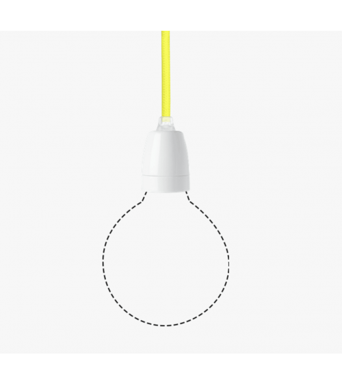 Pendant lamp with textile cord and E27 socket Studio Snowpuppe