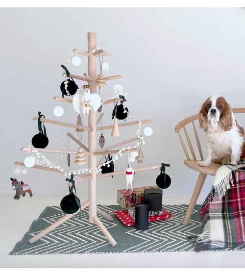 Petit Sapin de Noël design en bois