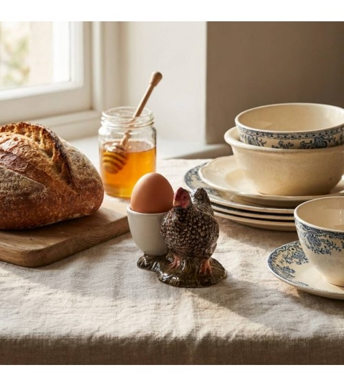 Marans Hen - Ceramic Egg cup Quail Ceramics cute egg cup holder