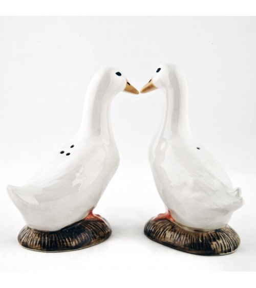 Ente - Salz und Pfefferstreuer Set Quail Ceramics  pfeffer steuer salzpfeffersteuer set lustige kaufen