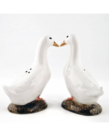 Ente - Salz und Pfefferstreuer Set Quail Ceramics  pfeffer steuer salzpfeffersteuer set lustige kaufen