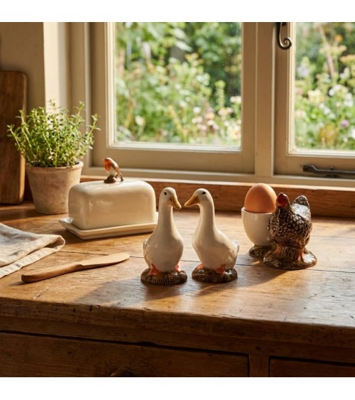 Marans Hen - Ceramic Egg cup Quail Ceramics cute egg cup holder