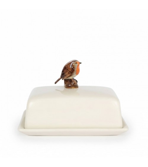 Robin - Ceramic butter dish Quail Ceramics