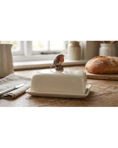 Robin - Ceramic butter dish Quail Ceramics