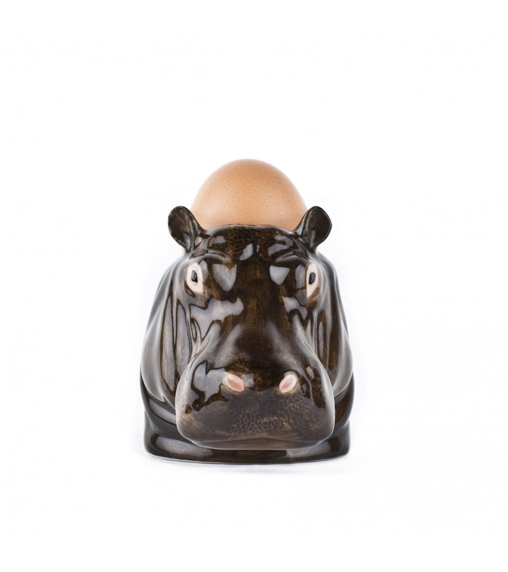 Ippopotamo - Porta uova in ceramica Quail Ceramics portauova design particolari