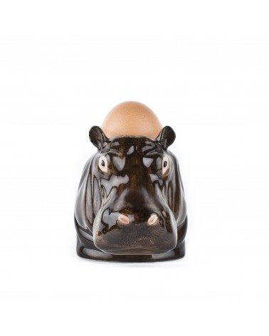 Hippo - Ceramic Egg cup Quail Ceramics cute egg cup holder
