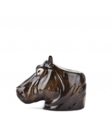 Ippopotamo - Porta uova in ceramica Quail Ceramics portauova design particolari